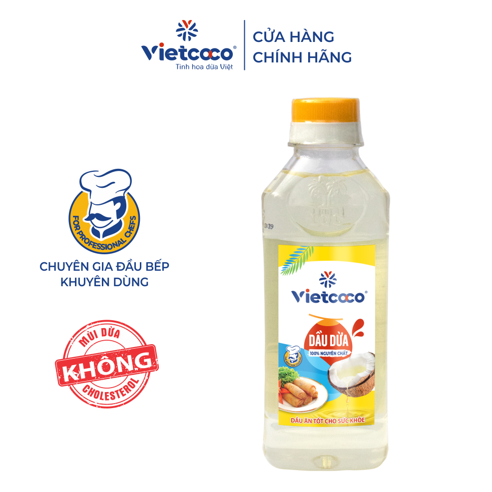 Dầu dừa cooking oil VIETCOCO - chai 250ml